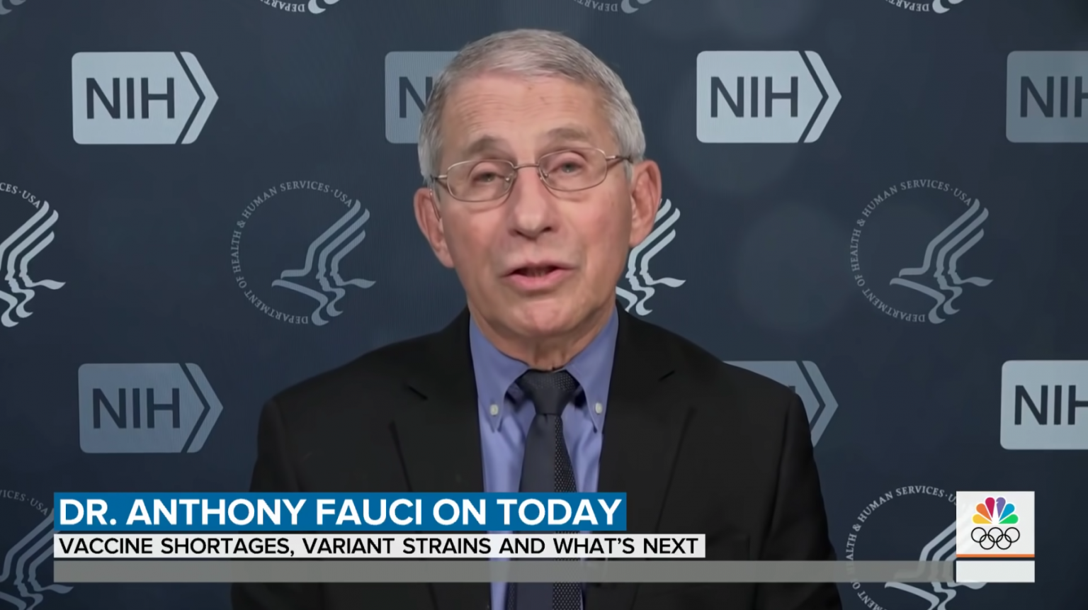 Dr. Fauci says double-masking is "common sense" on the Today show.