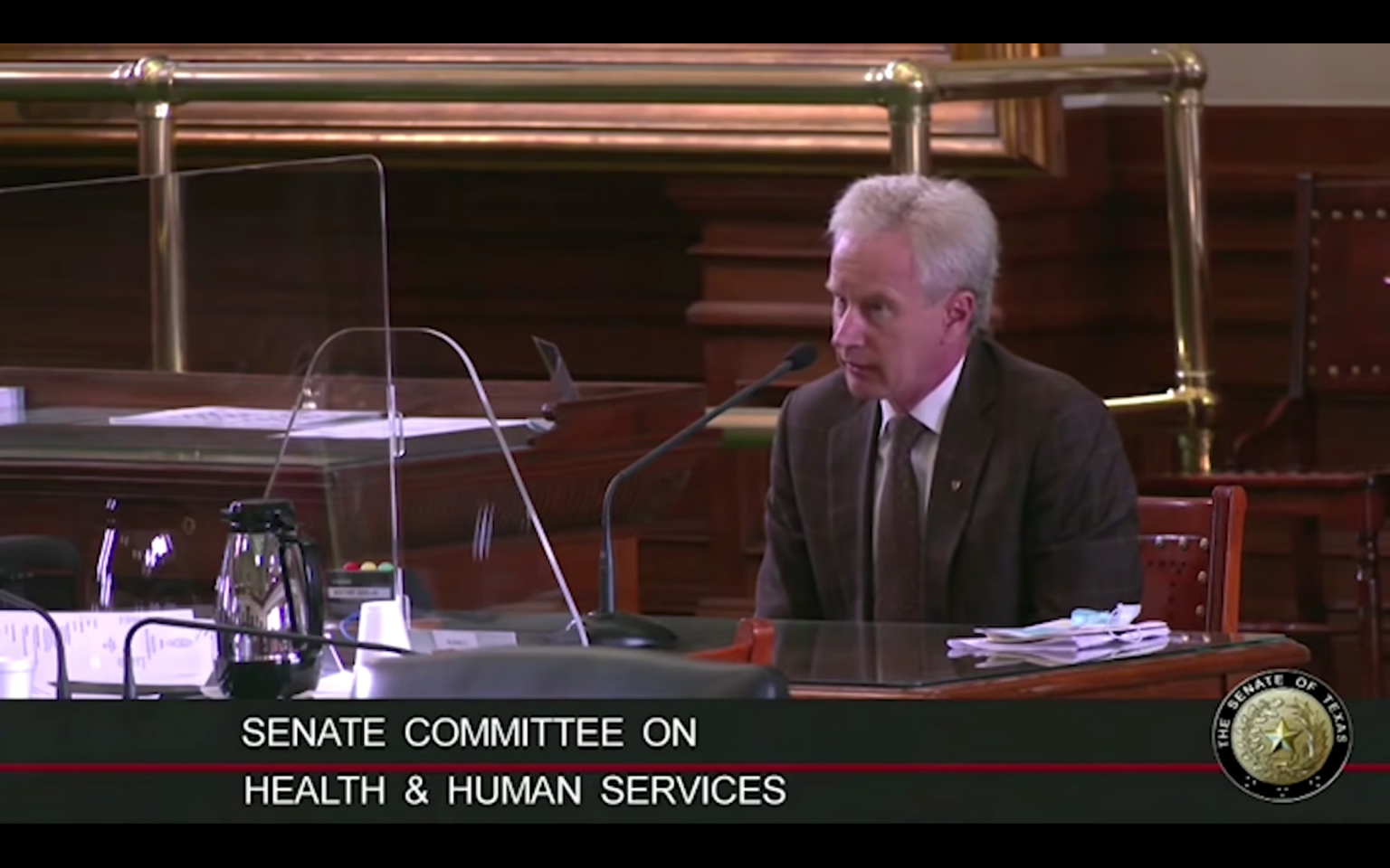 Dr. Peter McCullough testifies to the Texas Senate Health and Human Services Committee, March 10, 2021.