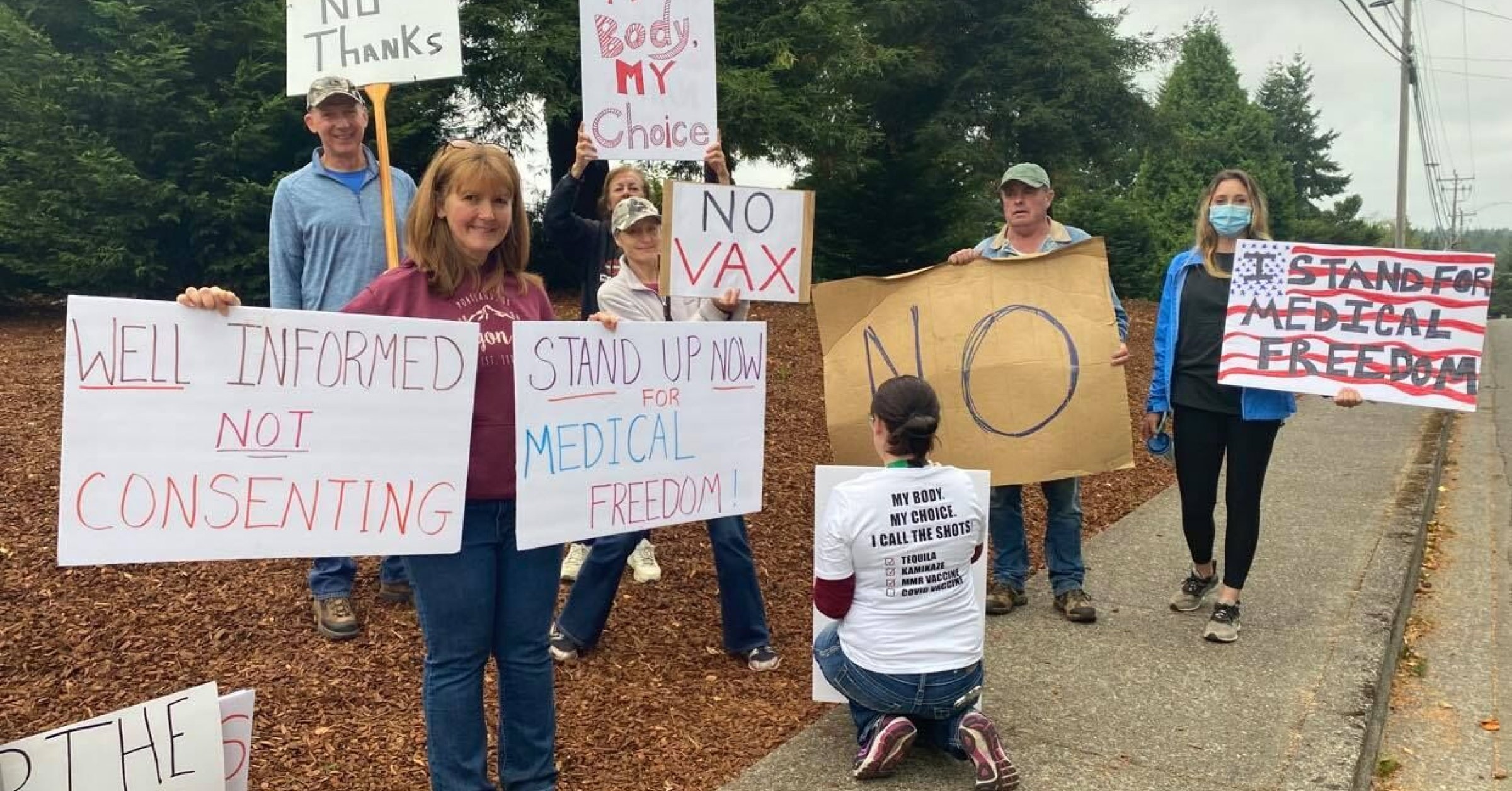 Missoula Healthcare Workers Join Statewide Protests Against Vaccine Mandates Nov 28th in 10 Montana Cities