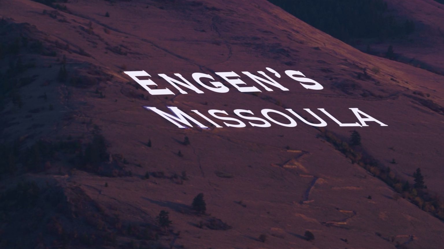 Engen's Missoula by artist and documentarian, Travis Mateer. EngensMissoula.com