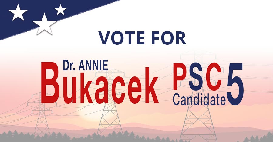 Annie Bukacek for Public Service Commission District 5